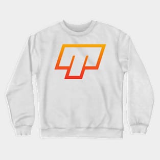 Aries Orange Gradient Outline Crewneck Sweatshirt